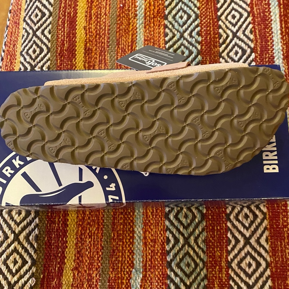 BIRKENSTOCK GERMANY SOFT FOOTBED KYOTO UNISEX SZ 38 EU/ 7-7.5 US IN SOFT PINK - Picture 7 of 15